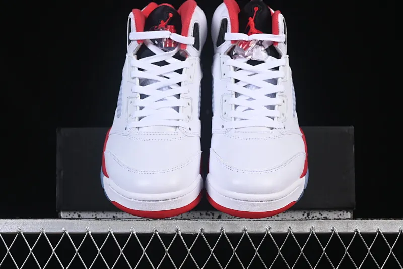 All categories Air Jordan Jordan series basketball shoes Air Jordan 5 GX foreign trade version Air Jordan 5 Retro "Fire Red Black Tongue" AJ5 Joe 5 Rukawa Maple Flame Red first layer basketball shoes HQ7978-101
